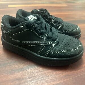 Nike Air Jordan 1 Retro Low Travis Scott “Black Phantom” Size 8C